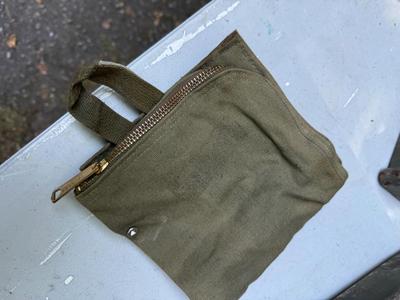 Ammo Boxes with Belts, Bags, Gun Cleaning Kits #123