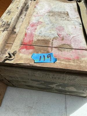 Empty Wooden Ammo Crates #119