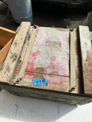Empty Wooden Ammo Crates #119