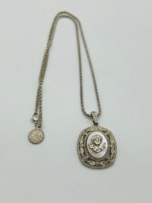 Vatican Library Collection Necklace & Charm With Angel