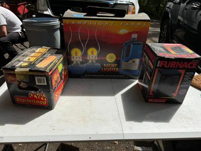 Lanterns, Heater & Fire Logs #113