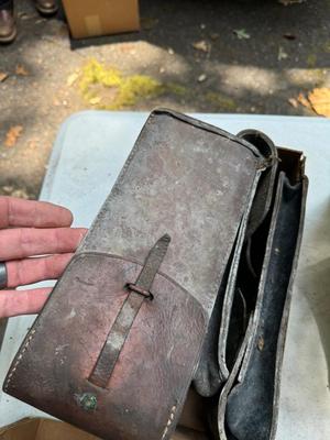 Box of Leather Pouches #99