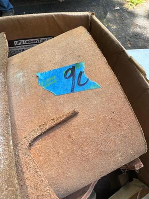 Box of Leather Scraps #90