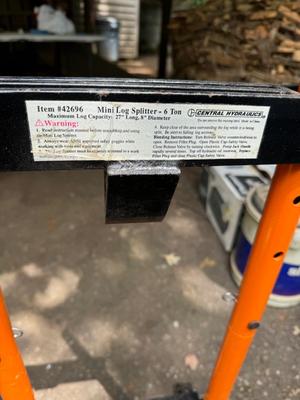 Manual Log Splitter #86