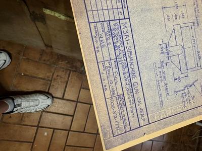 Rifle, Machine Gun Blueprints