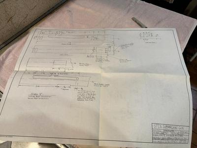 Rifle, Machine Gun Blueprints