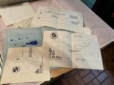 Rifle, Machine Gun Blueprints