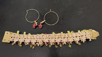 Mille Fleur Bracelet & Earrings Set