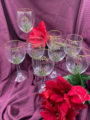 Spode Wine Glasses - 8