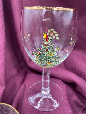 Spode- Wine Glasses and Coasters