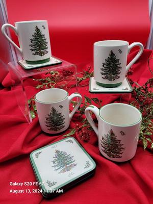 Spode Coasters and Cups