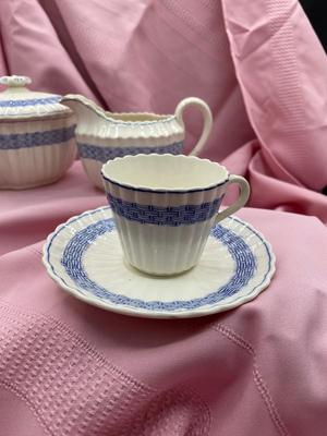 Copeland Spode England Wicker Pattern Dishes
