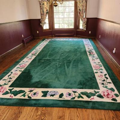9' x 17' AGA John Oriental Virgin Wool Rug