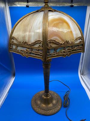 Tiffany Style Glass Lamp - Vintage