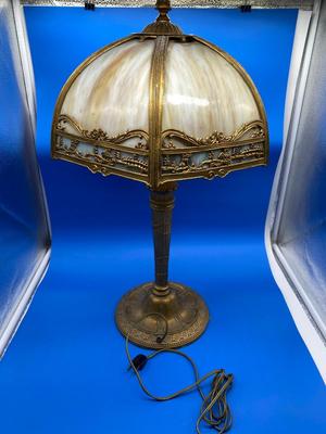 Tiffany Style Glass Lamp - Vintage