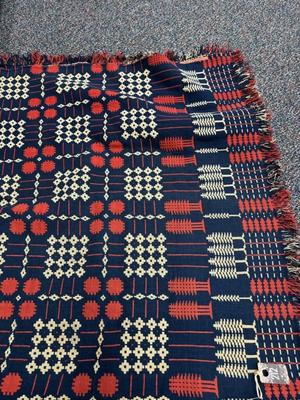 Snowball & Pine tree coverlet