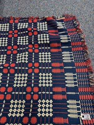Snowball & Pine tree coverlet