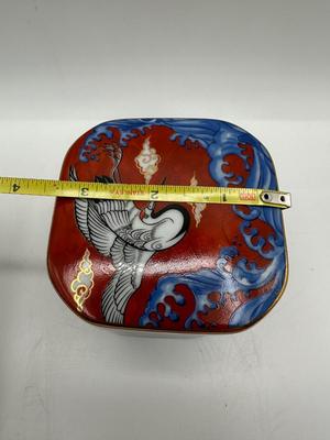 Takahashi San Francisco Asian Porcelain Trinket Box