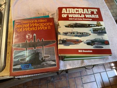 Vintage WWII Weapons & Aircraft Books, Lot Five #158