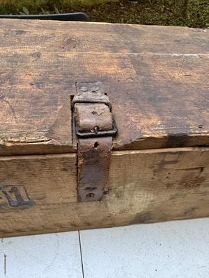 Vintage Empty Wooden Ammo Crates #166