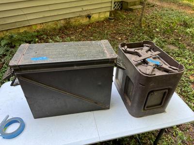Two Empty Ammo Boxes #168