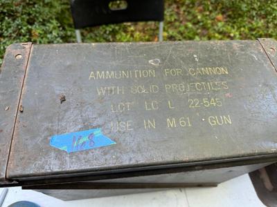 Two Empty Ammo Boxes #168