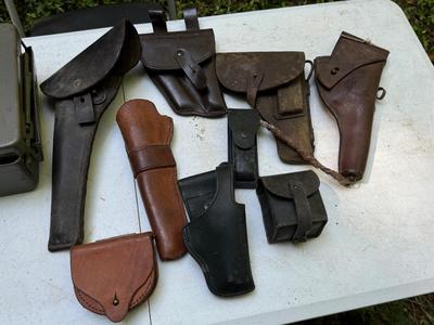Ammo Box and Gun Holsters #170B