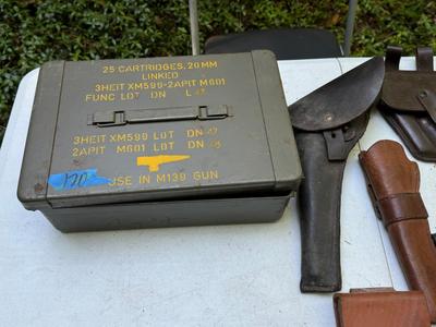Ammo Box and Gun Holsters #170B