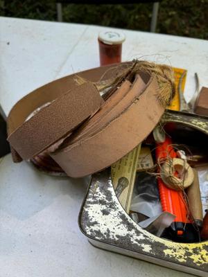 Ammo Box and Leather Working Tools #171