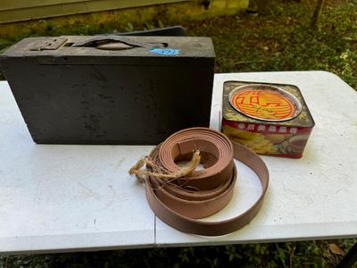 Ammo Box and Leather Working Tools #171