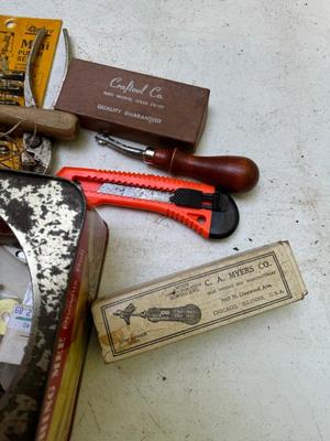 Ammo Box and Leather Working Tools #171