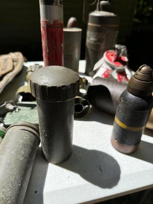 Inert Explosive Casings, Heads and Metal Box #182B