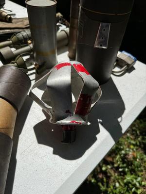 Inert Explosive Casings, Heads and Metal Box #182B