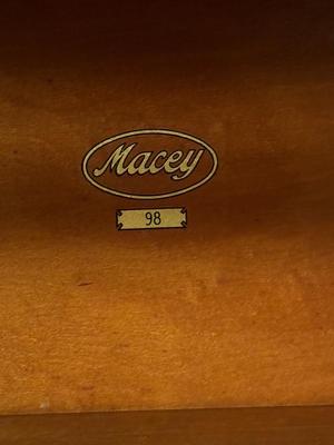 Antique Tiger Oak MACEY Barrister Bookcase #244