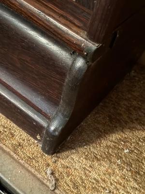 Antique Tiger Oak MACEY Barrister Bookcase #244