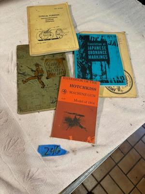 Vintage Military Gun and Arms Manuals and Books #246