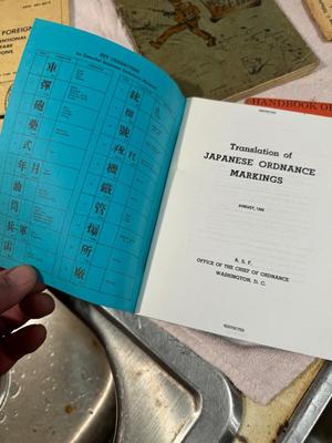 Vintage Military Gun and Arms Manuals and Books #246