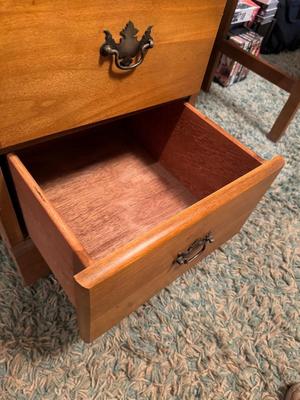 Vintage Maple Solid Wood Desk #247