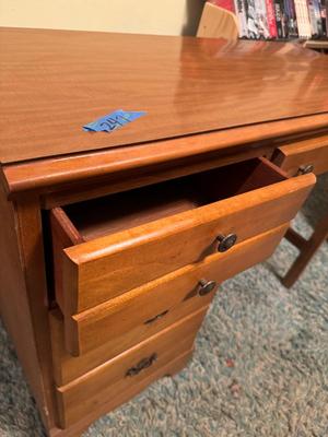 Vintage Maple Solid Wood Desk #247