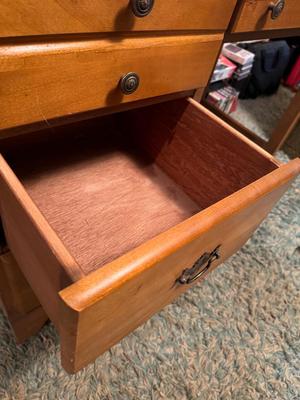 Vintage Maple Solid Wood Desk #247