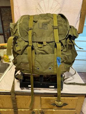 Vintage US Army Backpack Vietnam Era #249