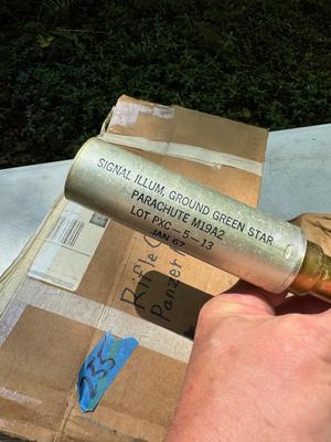 Inert Rifle Grenades and Bag #255
