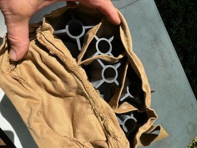 Inert Rifle Grenades and Bag #255