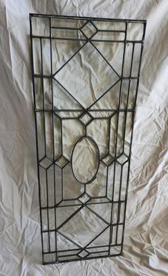 Vintage Leaded Beveled Glass window # 2