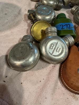 Vintage Military Canisters and Flasks