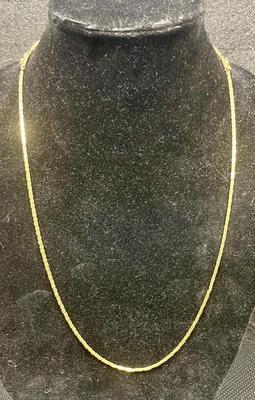 14K Italy Gold Chain 24" Long, 13.2g