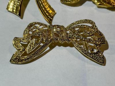 3-Vintage Mid-Century Modern Fashion Pin/Brooches in VG Preowned Condition as Pictured.