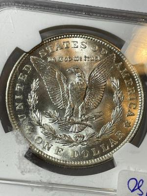 NGC CERTIFIED 1921-P MS65 GRADED MORGAN SILVER DOLLAR.