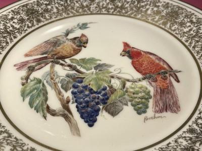 Vintage Cardinal Boehm Birds by Lenox Decorative Collector Plate 10.5" Limited Edition 1976 in VG Condition.