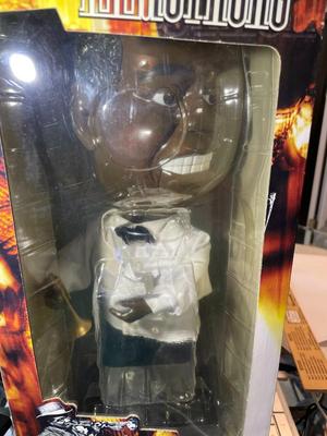 New in Box Louis Vintage Louie Armstrong "Satchmo" Animated Singing Figurine 19" Tall as Pictured.